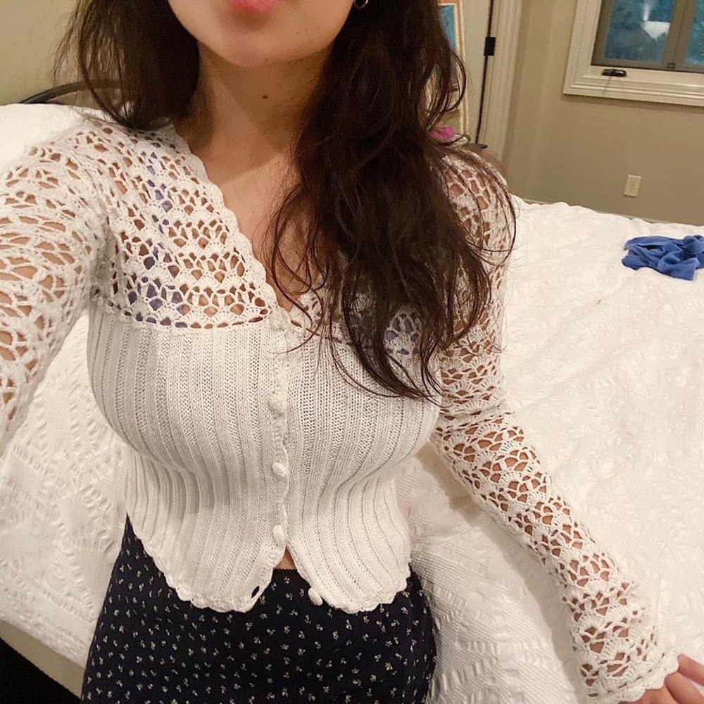 90s Vintage Crochet Top